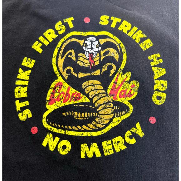 COBRA KAI Karate Kid No Mercy Graphic Tee/T-Shirt, Size S - Picture 3 of 5
